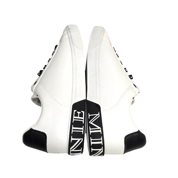 Disney Minnie Mouse Low-top Court Sneakers Womens 9.5, 10 & 11 White Embroidered - Picture 11 of 12